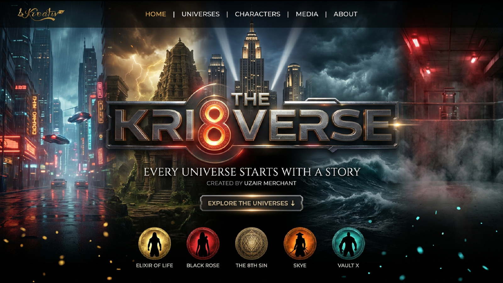 The Kri8verse story worlds