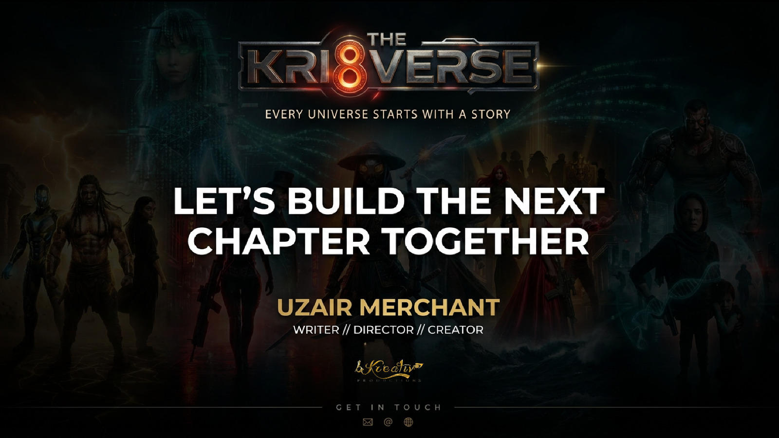 Let's build the next chapter together contact artwork