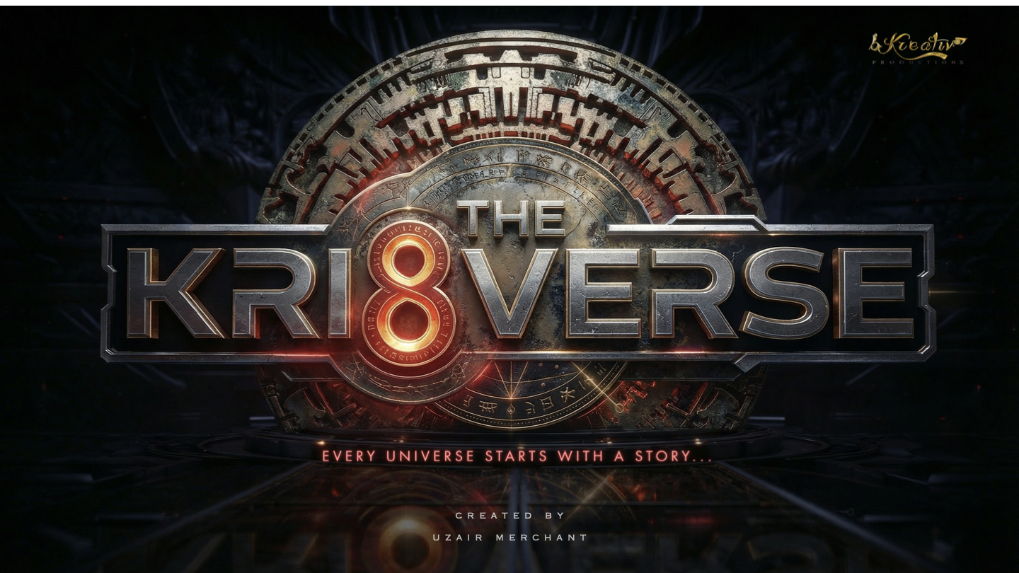 The Kri8verse cinematic title artwork